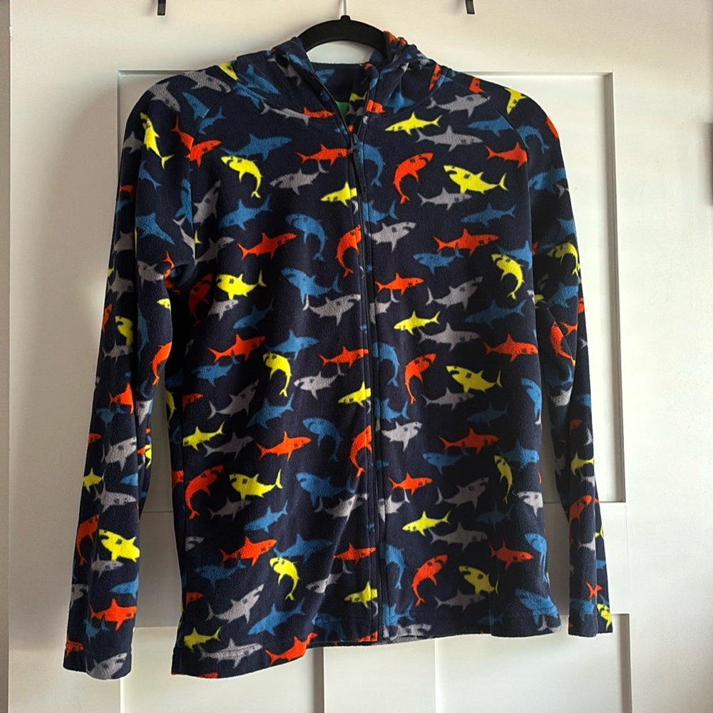 Sharks Fleece Zip Up Hoodie